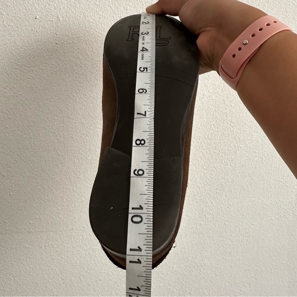 Lauren Ralph Lauren Brown Loafers Slip On Shoes - Picture 11 of 11